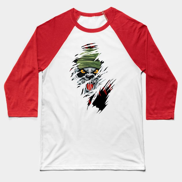 Panda Army Baseball T-Shirt by BlackArmy2017